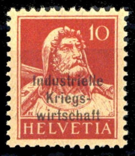 1918, Schweiz Dienstmarken für Kriegswirtschaft, 4 II, **