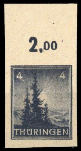 1945, SBZ Thüringen, 93 Y U, **
