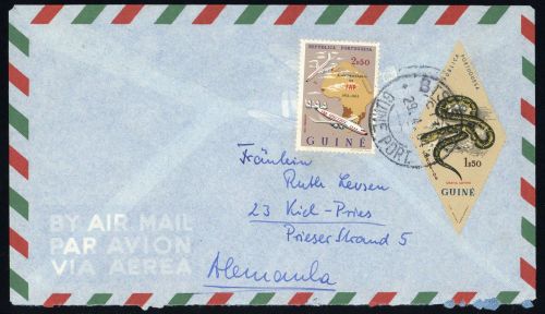 1963, Portugiesisch Guinea, 318, 310, Brief