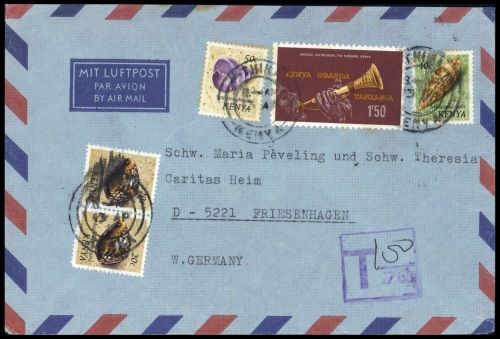 1971, Kenia, 42 I u.a., Brief