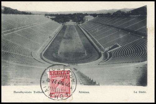 1927, Sport u. Spiel,Olympia ,1896-1932, GR 194, Brief