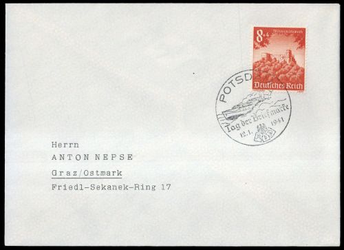 Postgeschichte,Tag der Briefmarke,Deutschland bis 1945, Brief