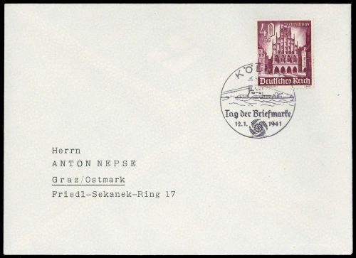 Postgeschichte,Tag der Briefmarke,Deutschland bis 1945, Brief