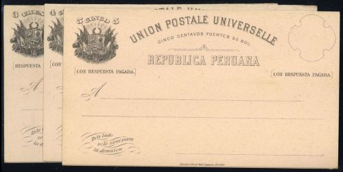 1883, Peru, P 4-6, Brief