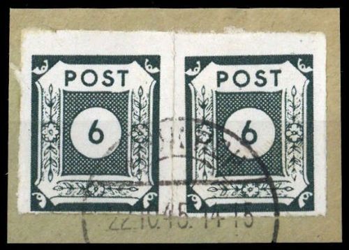 1945, SBZ Ostsachsen, 43 B (2), Briefst.