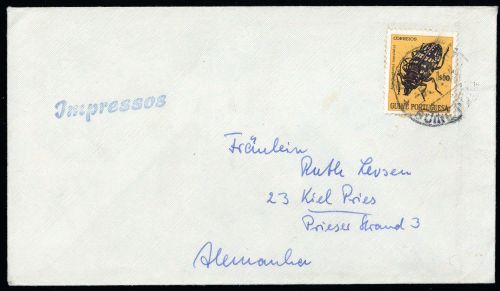 1953, Portugiesisch Guinea, 286, Brief