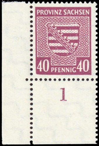 1945, SBZ Provinz Sachsen, 84 Yc, **