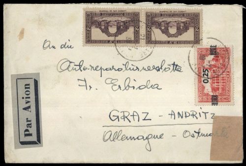 1936, Algerien, 153, 123 (2), Brief