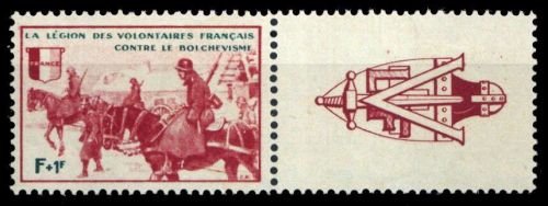 1942, Deutsche Besetzung II. WK Französische Legion, VIII ZF, **