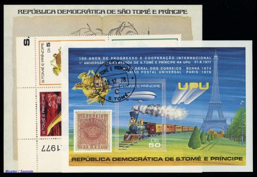 1977, St. Thomas und Prinzeninseln, Bl. 13 B u.a., cto