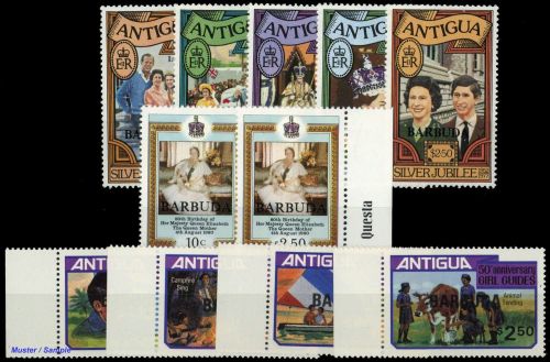 1977, Barbuda, 316-20 u.a., **