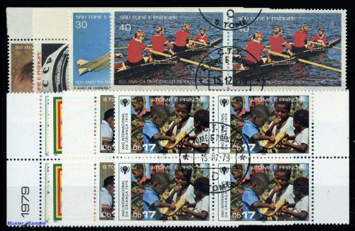 1977, St. Thomas und Prinzeninseln, 490-93 A u.a., cto
