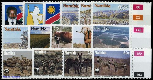 1990, Namibia, 668-70 u.a., **