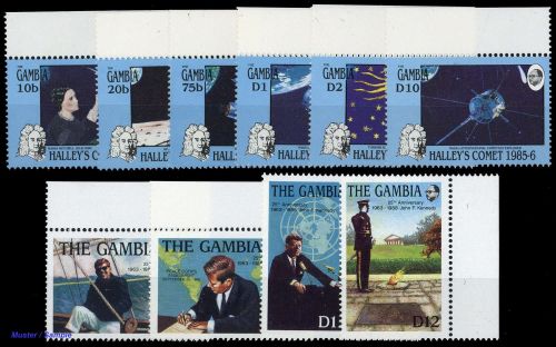 1986, Gambia, 610-15 u.a., **