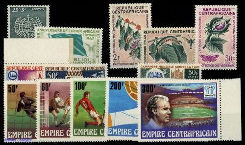1961, Zentralafrika, 24 u.a., **
