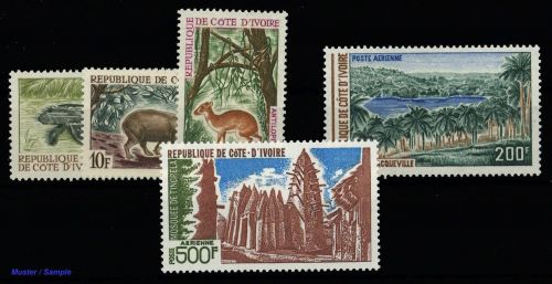 1964, Elfenbeinküste, 272-74 u.a., **