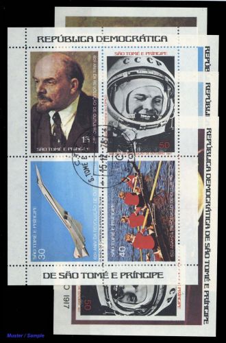 1977, St. Thomas und Prinzeninseln, Bl. 8 A u.a., cto