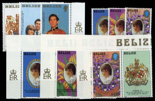 1981, Belize, 560-62 u.a., **