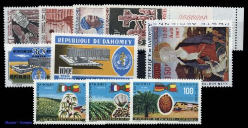 1966, Dahomey, 270-73 u.a., **
