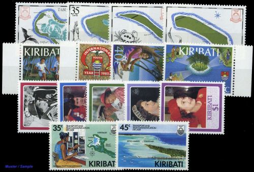 1985, Kiribati, 455-58 u.a., **