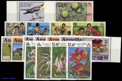 1980, Anguilla, 385-86 u.a., **