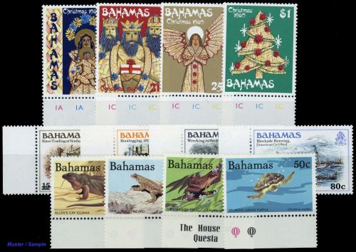 1980, Bahamas, 470-73 u.a., **