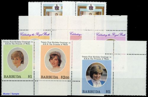 1980, Barbuda, 517-18 u.a., **