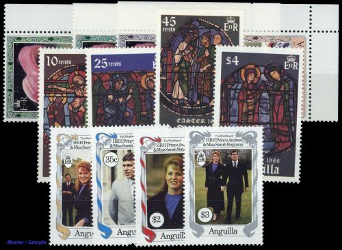 1980, Anguilla, 392-95 u.a., **