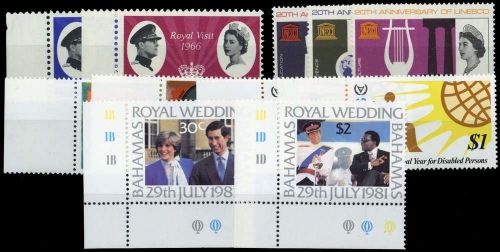 1966, Bahamas, 233-35 u.a., **