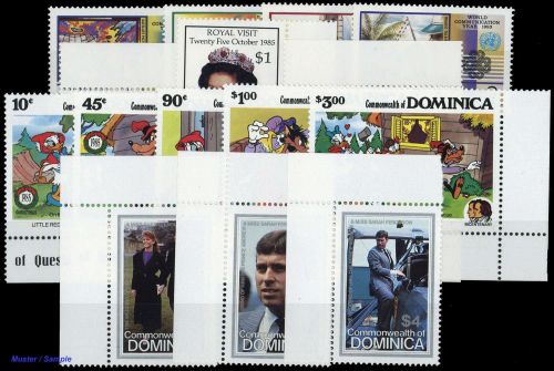 1983, Dominica, 814-17 u.a., **