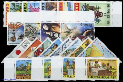 1974, Grenada, 583-87 u.a., **