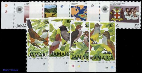 1983, Jamaica, 560-63 u.a, **