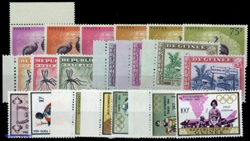 1961, Guinea, 80-85 u.a., **