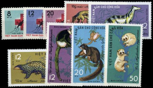 1962, Vietnam Nord und Republik, 220-22 u.a., (*)