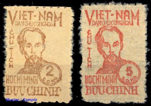 1948, Vietnam Nord und Republik, 2-3 b, **