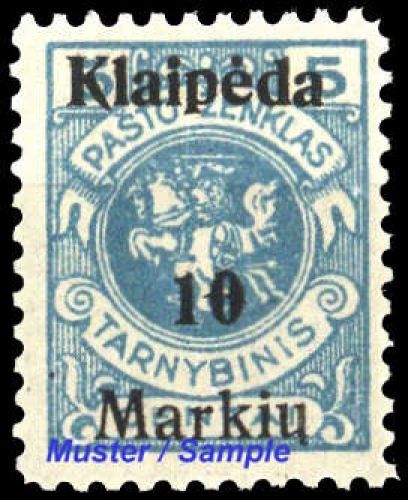 1923, Memel, 129 I, **