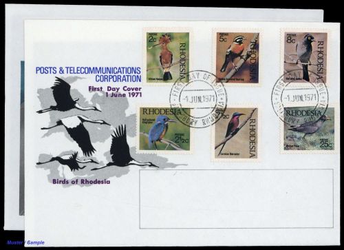 1971, Rhodesien, 108-13 u.a., FDC