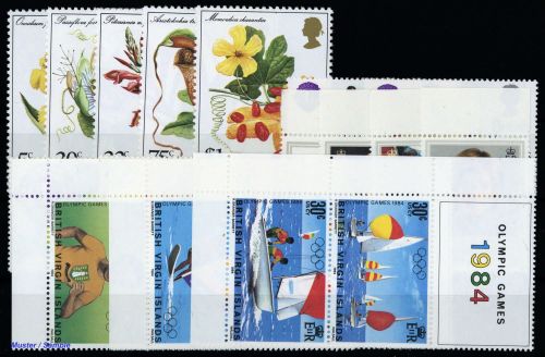 1981, Jungferninseln, 403-07 u.a., **