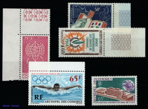 1962, Komoren, 49 u.a., **