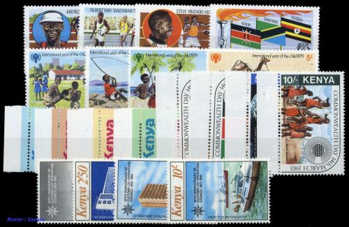 1976, Kenia, 58-61 u.a., **