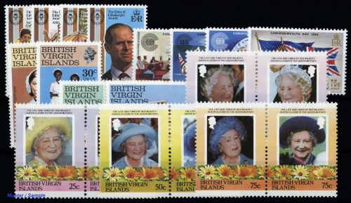 1981, Jungferninseln, 411-14 u.a., **