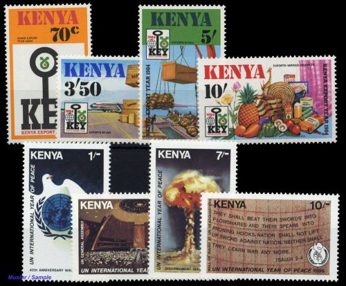 1984, Kenia, 304-07 u.a., **