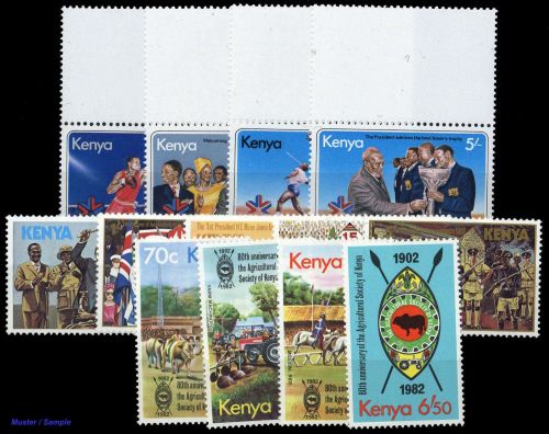 1978, Kenia, 115-18 u.a., **