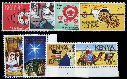 1985, Kenia, 326-29 u.a., **