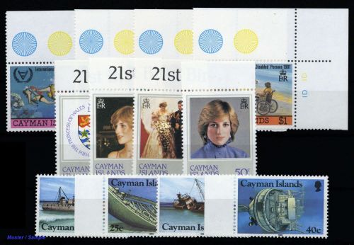 1981, Kaiman-Inseln, 478-81 u.a., **