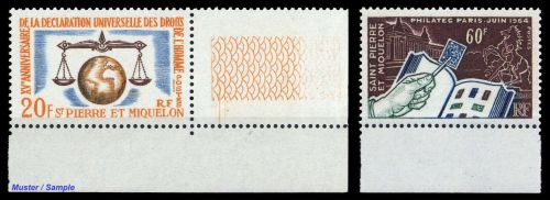 1963, St. Pierre et Miquelon, 405-06, **