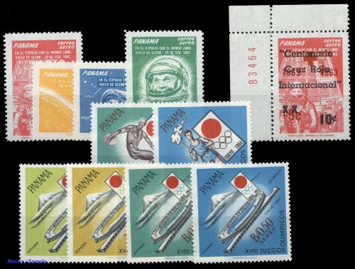 1962, Panama, 633-36 u.a., **