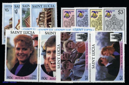 1984, St. Lucia, 644-47 u.a., **