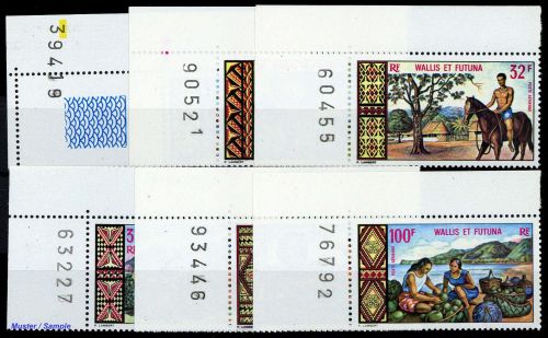 1967, Wallis und Futuna, 220-25, **