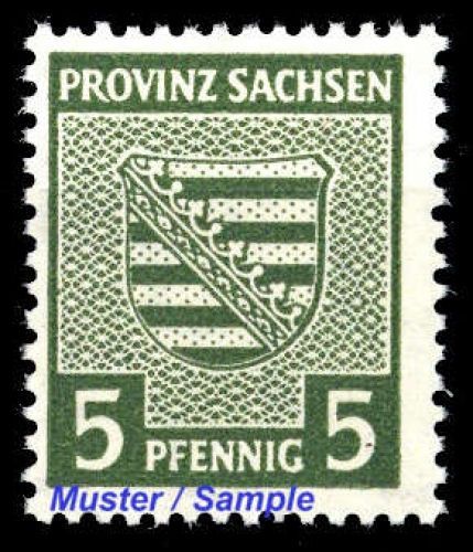 1945, SBZ Provinz Sachsen, 75 Yb, **
